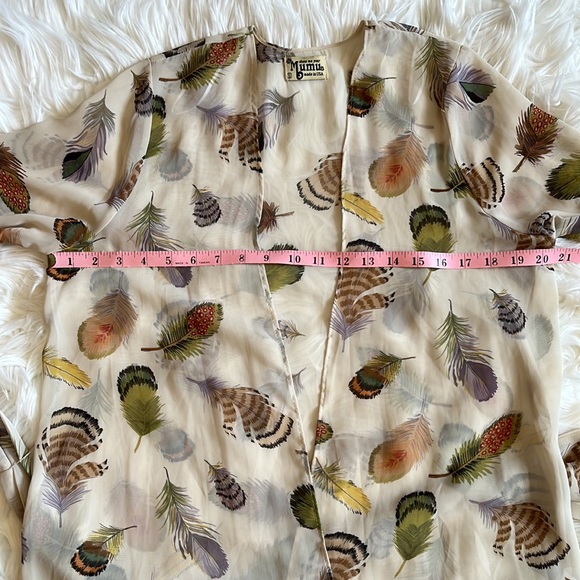 Show Me Your Mumu Kimono ~ in Feather 🪶 Print - Picture 9 of 14